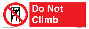 Do Not Climb